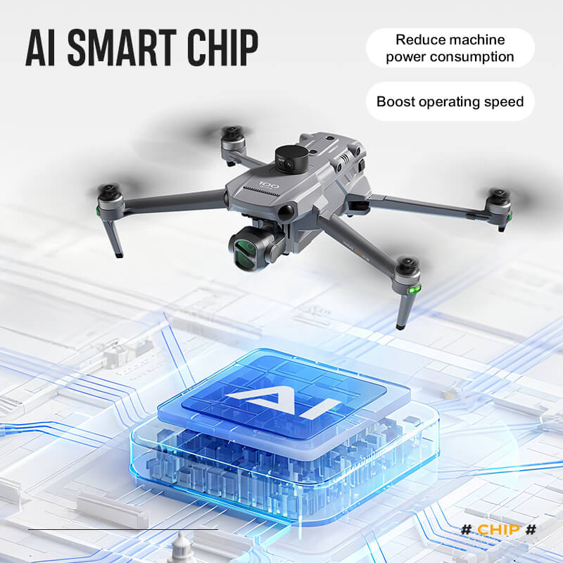 SMRC WING100 8K GPS Drone – 3-Axis Gimbal, Obstacle Avoidance, 5G, Optional Screen Remote - Drone | FUNYAT