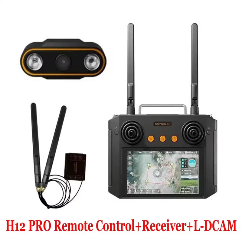Skydroid H12 Pro package contents controller antennas charger accessories

