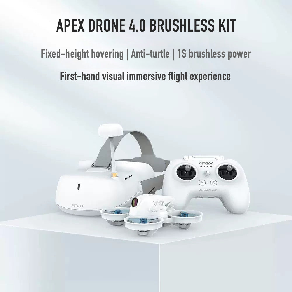 fpv goggles and camera APEX FPV Drone 4.0 Head Tracking Mini FPV Racing Drone with Goggles
