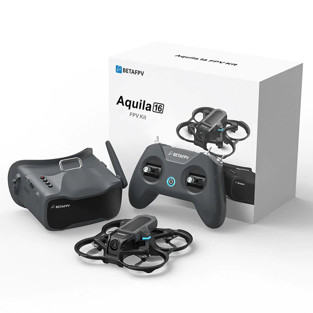 BETAFPV Aquila16 FPV Kit Brushless FPV Drone VR03 Goggles Literadio 2 SE ELRS V3.0 2.4G FPV Quadcopter