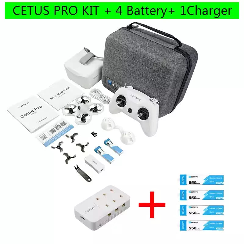 vr02 fpv goggles BETAFPV Cetus X FPV Kit Brushless Drone ELRS 2.4G Indoor Racing Quadcopter