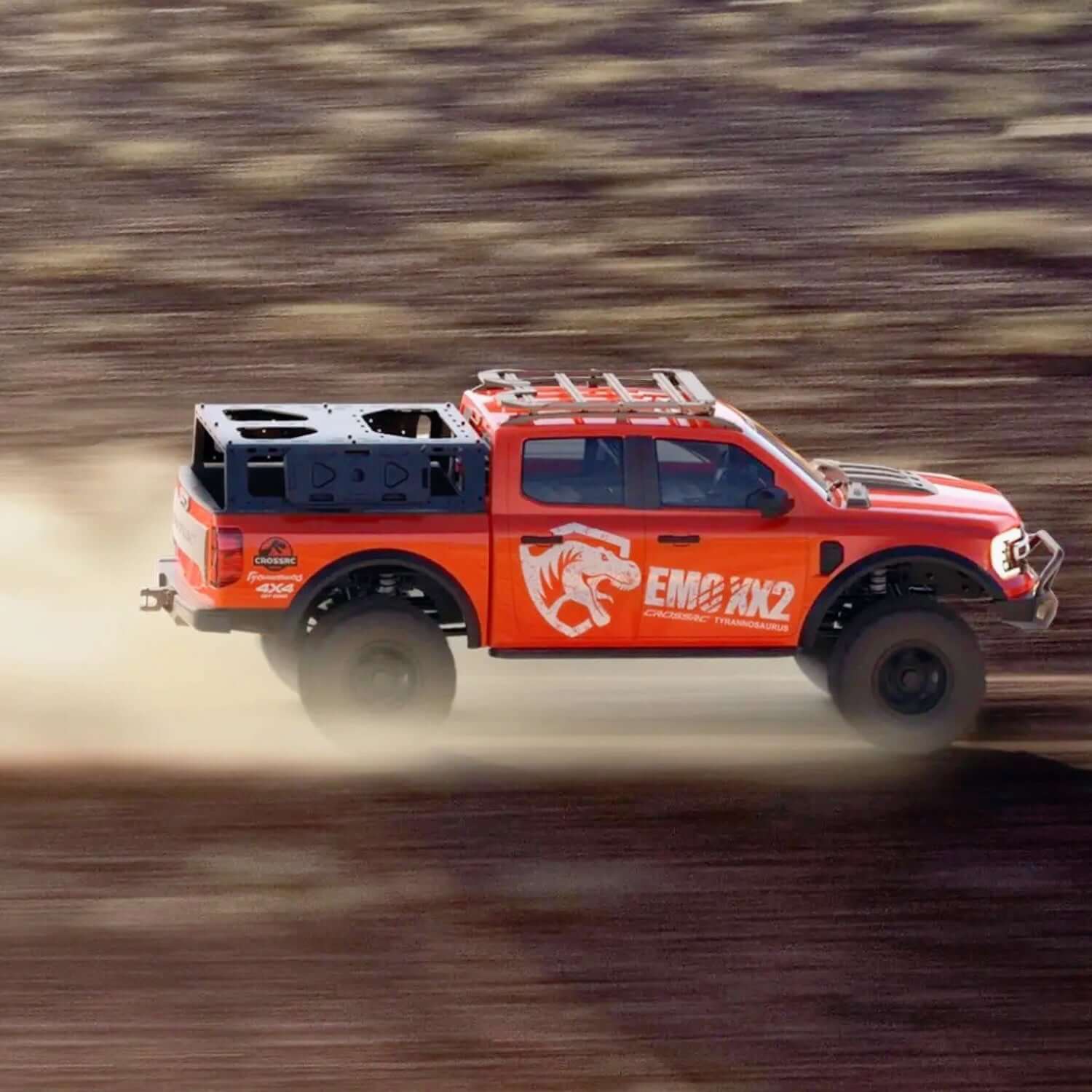 CROSSRC EMO XX2 1/5 brushless truck in orange color