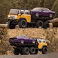 CROSSRC EMO JT6 6WD 6X6 1/10 RC Car Climbing Crawler Flatbed Truck Trailer Off Road Rescue Vehicle RTR