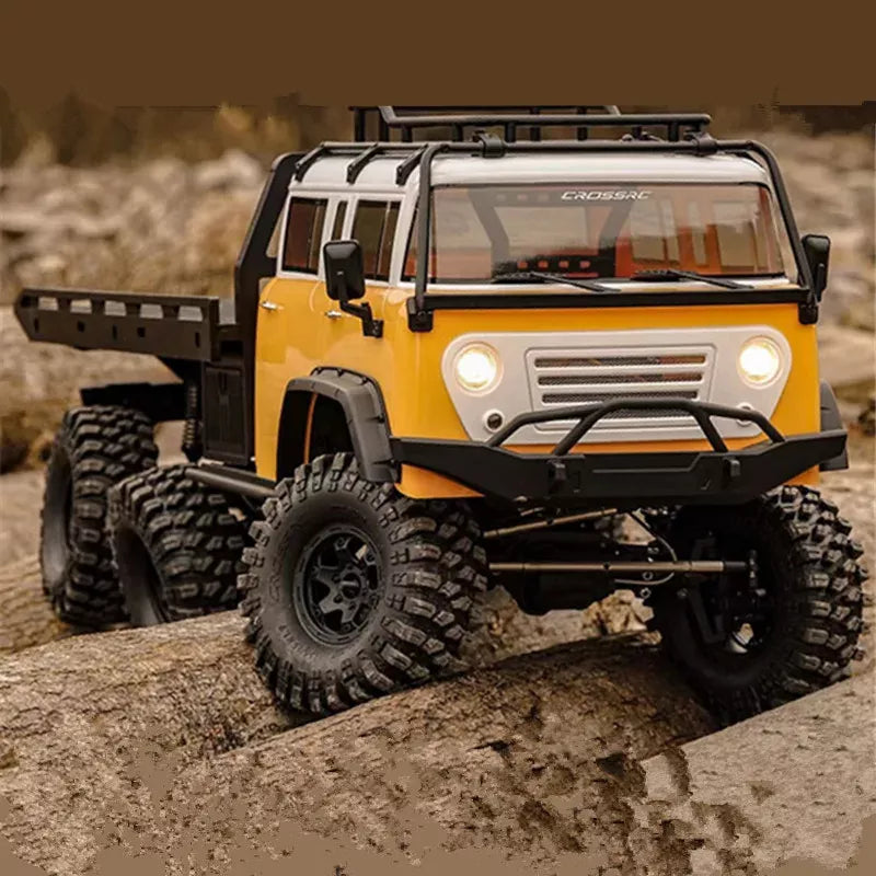 CROSSRC EMO JT6 6WD 6X6 1/10 RC Car Climbing Crawler Flatbed Truck Trailer Off Road Rescue Vehicle RTR