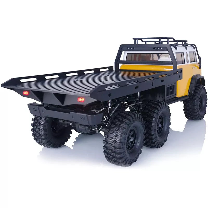 CROSSRC EMO JT6 6WD 6X6 1/10 RC Car Climbing Crawler Flatbed Truck Trailer Off Road Rescue Vehicle RTR