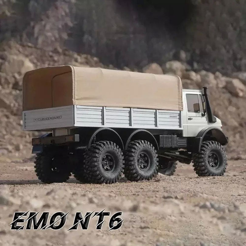 CROSSRC EMO NT6 Simulation Unimog 6WD 6x6 110 RC Car Off-Road Crawler Vehicle RTR FUNYAT