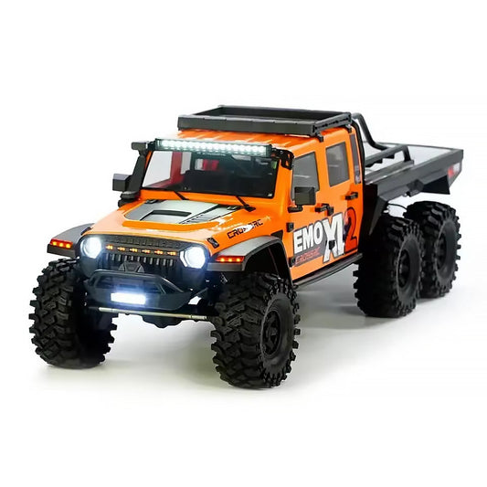 CROSSRC EMO XL2 Big Mustang 6WD RC Car Heavy-Duty 1/8 Scale Off-Road Crawler with Diff Lock Extreme Terrain Vehicle