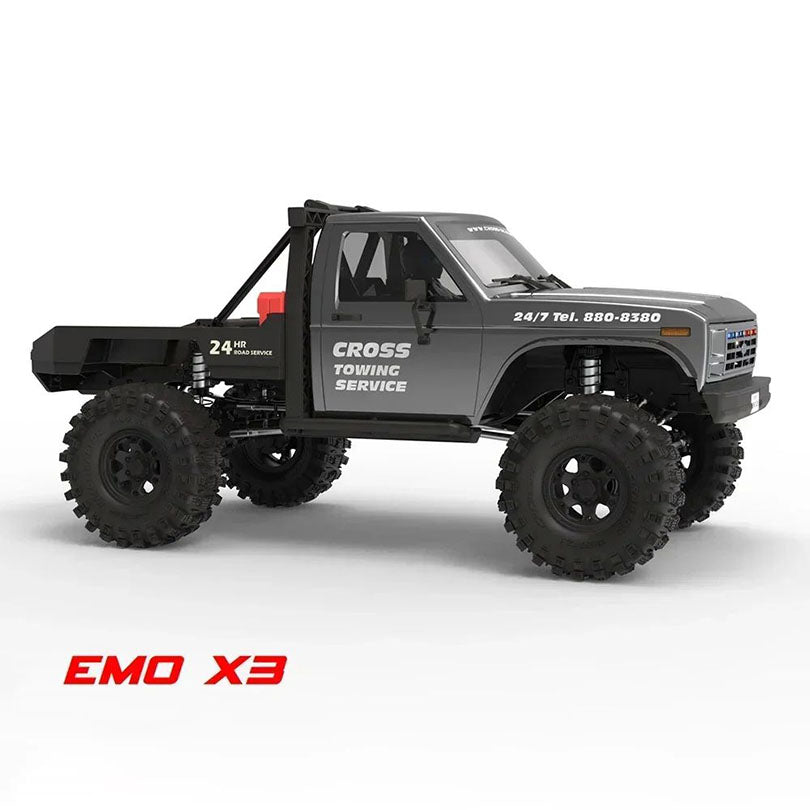 CROSSRC EMO X3 Northeastern Tigers 4WD RC Car 1/8 Climbing Crawler Off Road Rescue Vehicle