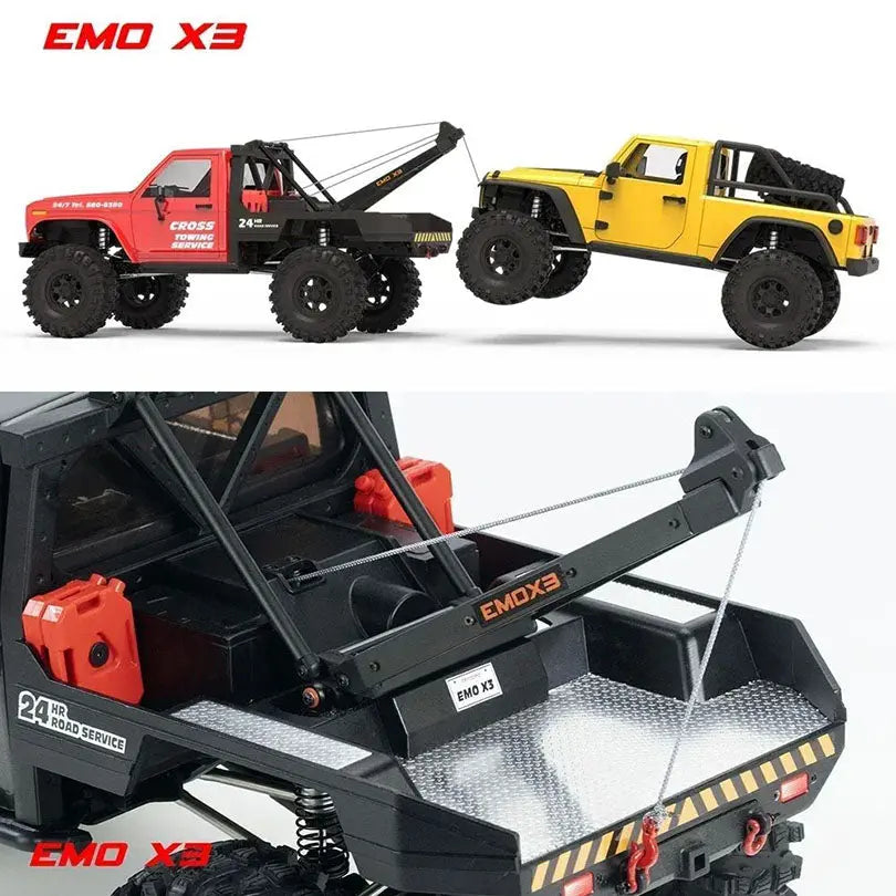 CROSSRC EMO X3 Northeastern Tigers 4WD RC Car 1/8 Climbing CROSSRC EMO X3 Northeastern Tigers 4WD RC Car 1/8 Climbing