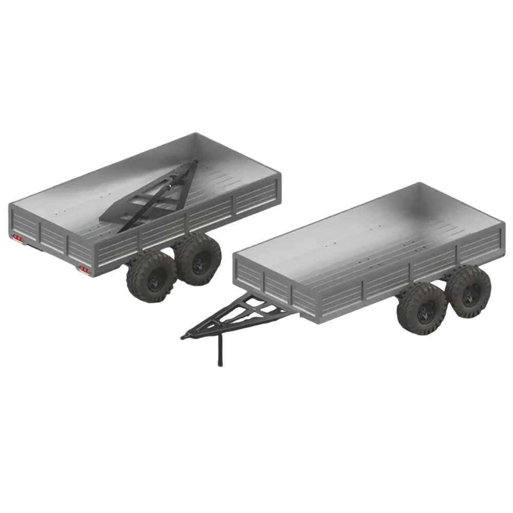 CROSSRC EMO XX/XXL 1/6 RC Car Stainless Steel Chassis Guard / Counterweight / Trailer Hook / Rear Box Roof Accessories