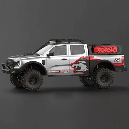 CROSSRC EMO X7 Silver 4WD Brushless RTR Version Complete with 2.4GHz Transmitter
