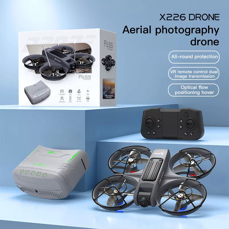 X226 VR Drone Screen Control HD Aerial Photography Dual-Camera Optical Flow Positioning Brushless Quadcopter - FPV Drone | FUNYAT