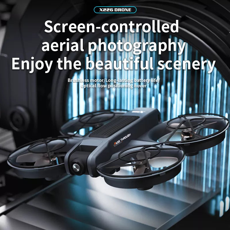 X226 VR Drone Screen Control HD Aerial Photography Dual-Camera Optical Flow Positioning Brushless Quadcopter - FPV Drone | FUNYAT