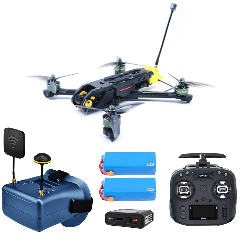 Rhion5 5-inch FPV drone F405 flight controller 60A ESC BLHeli_S 4IN1 stack