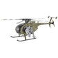 RCERA C189S MD500 Little Bird full body view military green four soldier figures fuselage