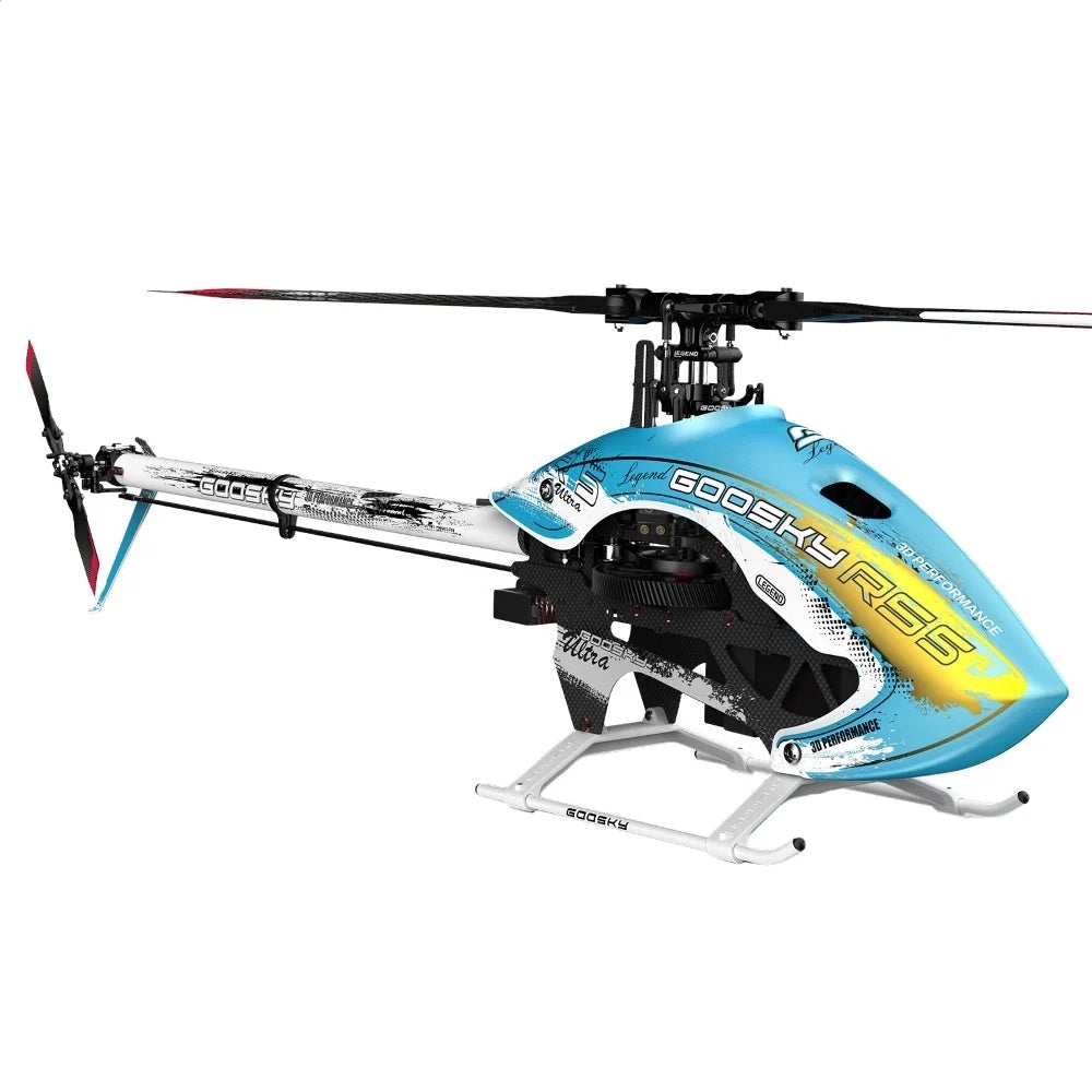 GOOSKY RS5 Ultra Glacier Blue color option 550 560-class 3D RC helicopter kit FUNYAT
