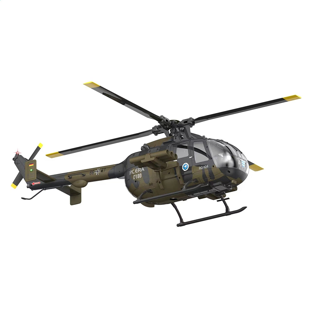 RCERA C180 6-axis gyroscope 6G stabilized flight mode dual-rate sensitivity 150-class RC helicopter