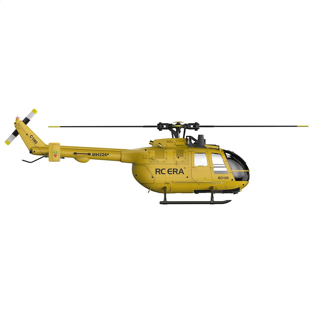 RCERA C180 yellow version 2 battery RTF package optical flow TOF 6G gyro scale helicopter FUNYAT