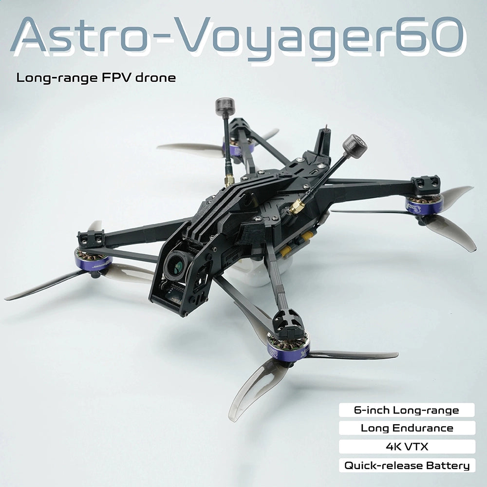 AstroRC Star-Rover60 6-inch FPV drone top view 2506 1960KV brushless motor long-range quad FUNYAT