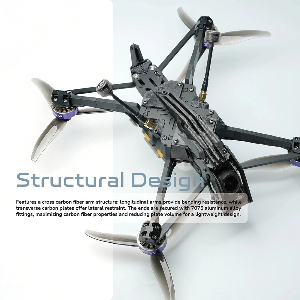 AstroRC Star-Rover60 with BH182 GPS module 6-inch long-range FPV drone GPS configuration