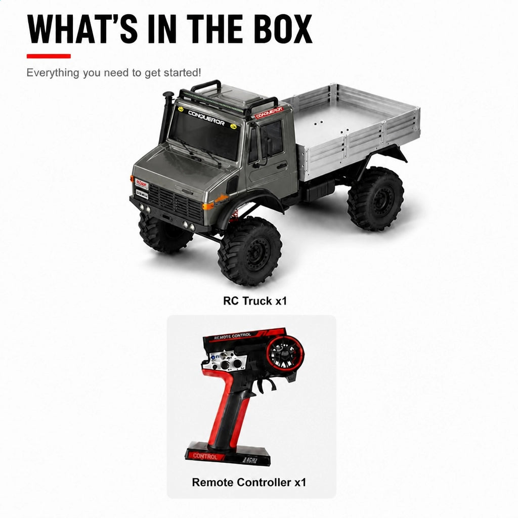 WLtoys 064308 grey version side profile 514mm wheelbase 110mm ground clearance