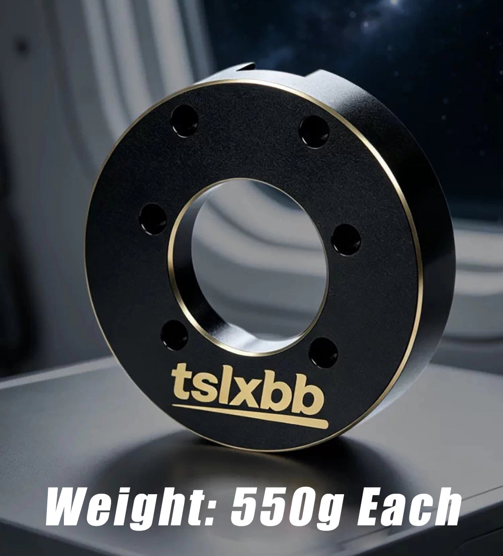 WLtoys 064308 brass wheel weights installed on wheel 1/6 scale off-road RC truck