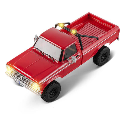 FMS FCX18 II Ford F-100 1:18 Scale 4WD RC Crawler — LCG Chassis, 2-Speed Gearbox, Magnetic Body Release, RTR Red - RC Car | FUNYAT