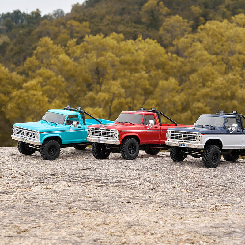 FMS FCX18 II Ford F-100 1:18 Scale 4WD RC Crawler — LCG Chassis, 2-Speed Gearbox, Magnetic Body Release, RTR - RC Car | FUNYAT
