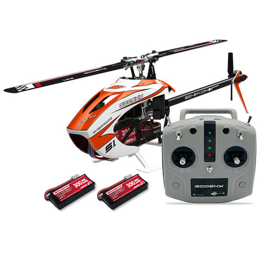 GOOSKY Legend S1 RC Helicopter Dual Brushless Motor Direct-Drive BNF/RTF Helicopter Orange RTF Version - RC Helicopter | FUNYAT