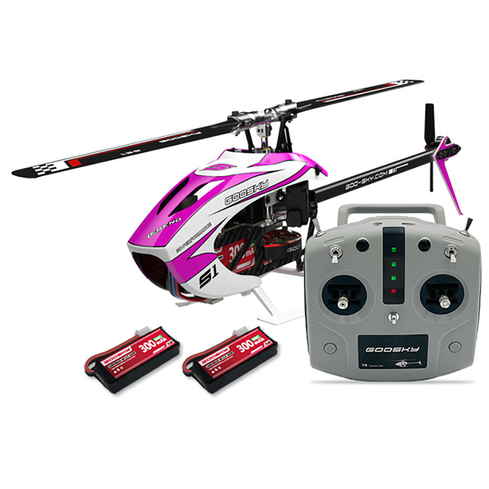 GOOSKY Legend S1 RC Helicopter Dual Brushless Motor Direct-Drive BNF/RTF Helicopter Purple RTF Version - RC Helicopter | FUNYAT