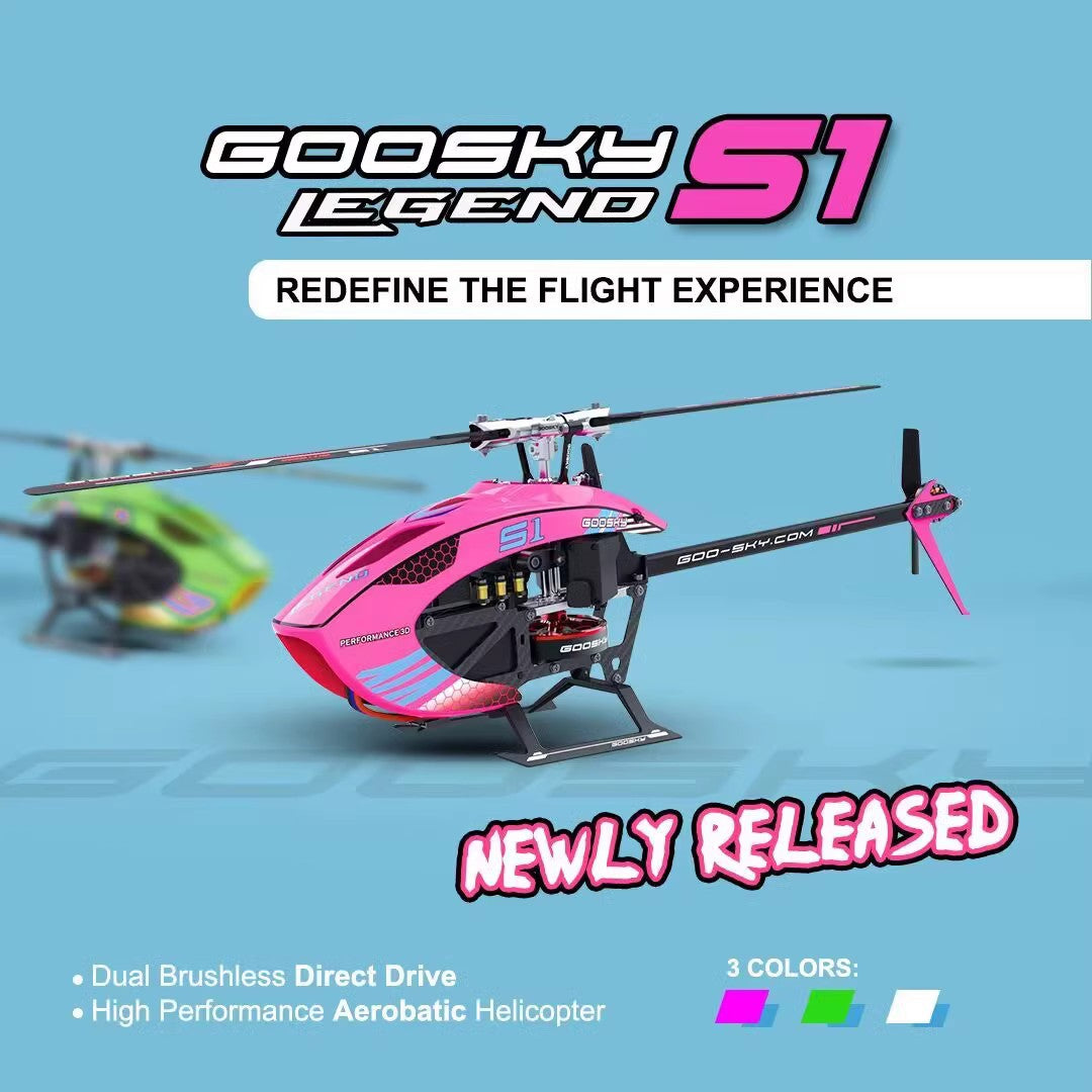 GOOSKY Legend S1 RC Helicopter Dual Brushless Motor Direct-Drive BNF/RTF Helicopter - RC Helicopter | FUNYAT