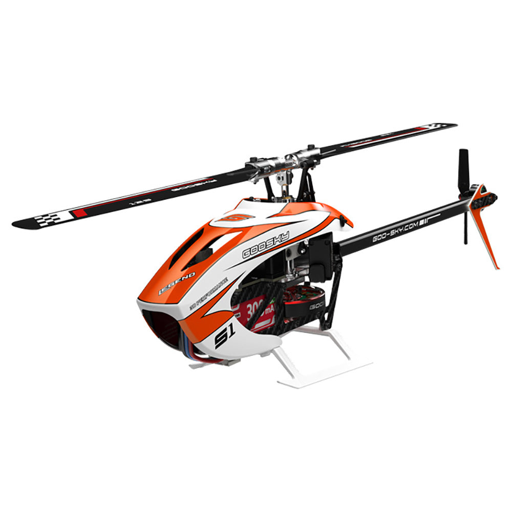 GOOSKY Legend S1 RC Helicopter Dual Brushless Motor Direct-Drive BNF/RTF Helicopter Orange BNF Version - RC Helicopter | FUNYAT