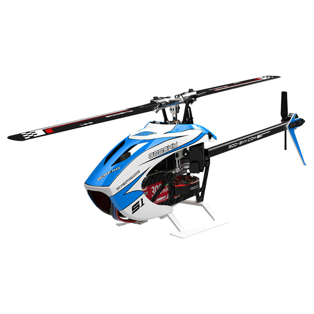 GOOSKY Legend S1 RC Helicopter Dual Brushless Motor Direct-Drive BNF/RTF Helicopter Blue BNF Version - RC Helicopter | FUNYAT