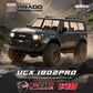 UDIRC UCX1802PRO 1/18 Toyota Land Cruiser Prado LC250 RC Crawler — Brushless 4WD, Metal Gears, LED Lights, Official Licensed RTR - RC Car | FUNYAT