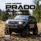 UDIRC UCX1802PRO 1/18 Toyota Land Cruiser Prado LC250 RC Crawler — Brushless 4WD, Metal Gears, LED Lights, Official Licensed RTR - RC Car | FUNYAT