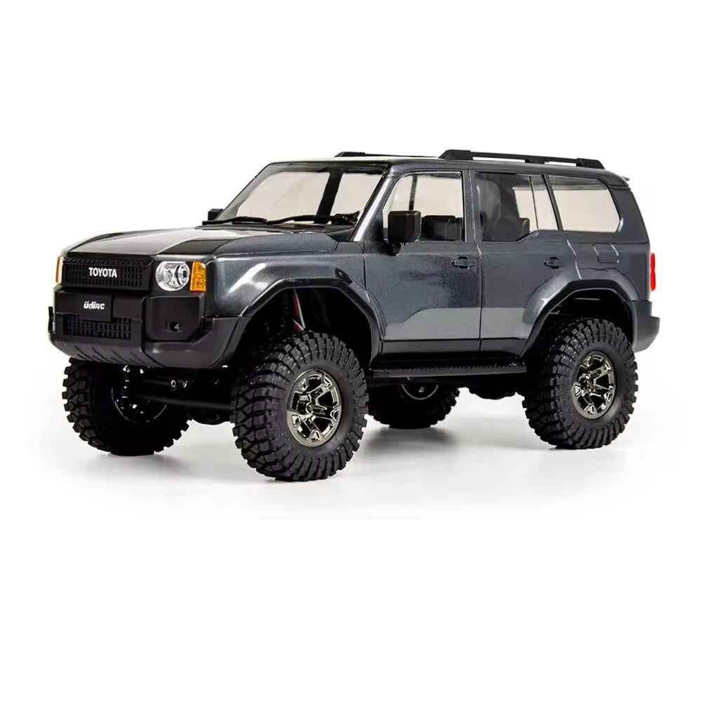 UDIRC UCX1802PRO 1/18 Toyota Land Cruiser Prado LC250 RC Crawler — Brushless 4WD, Metal Gears, LED Lights, Official Licensed RTR Gray - RC Car | FUNYAT