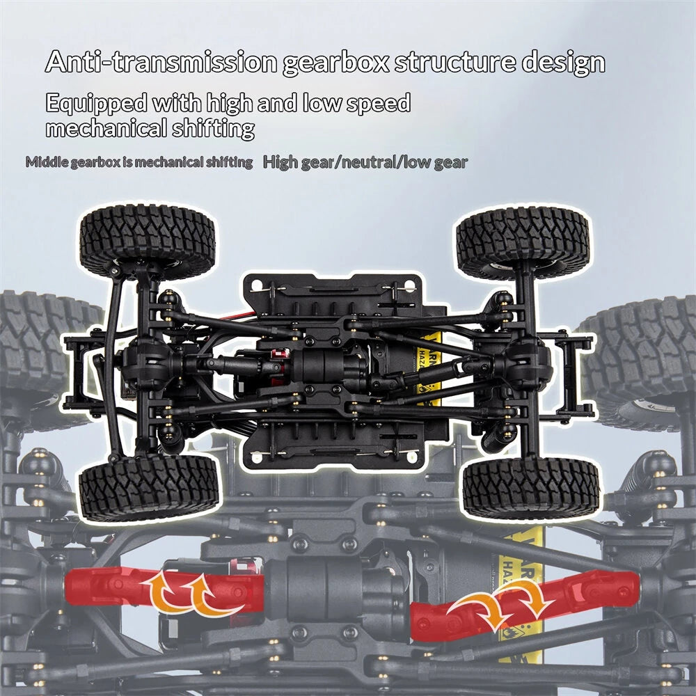 UDIRC UCX1802PRO 1/18 Toyota Land Cruiser Prado LC250 RC Crawler — Brushless 4WD, Metal Gears, LED Lights, Official Licensed RTR - RC Car | FUNYAT