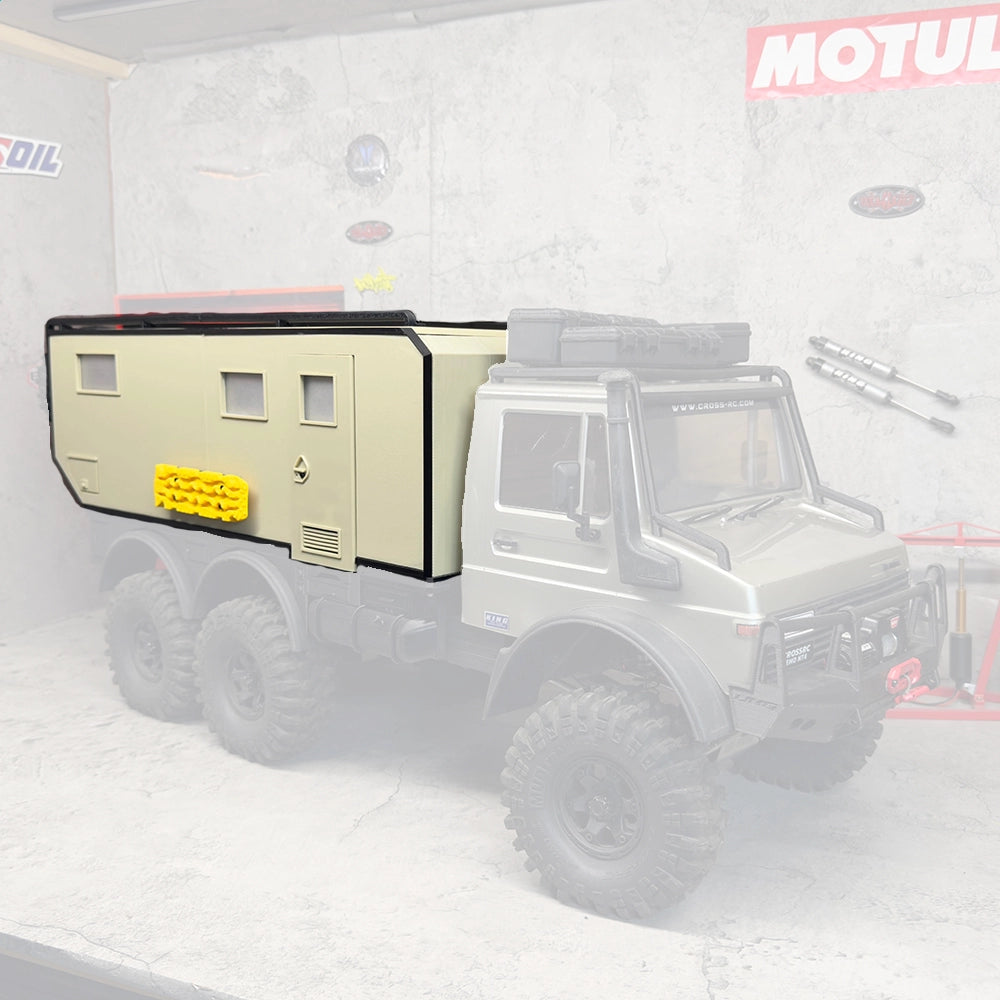 CROSSRC EMO NT6 Unimog 1/10 Scale 6WD 6x6 RC Off-Road Crawler Simulation Truck RTR Rear Cargo Bed - rc car,rc truck | FUNYAT