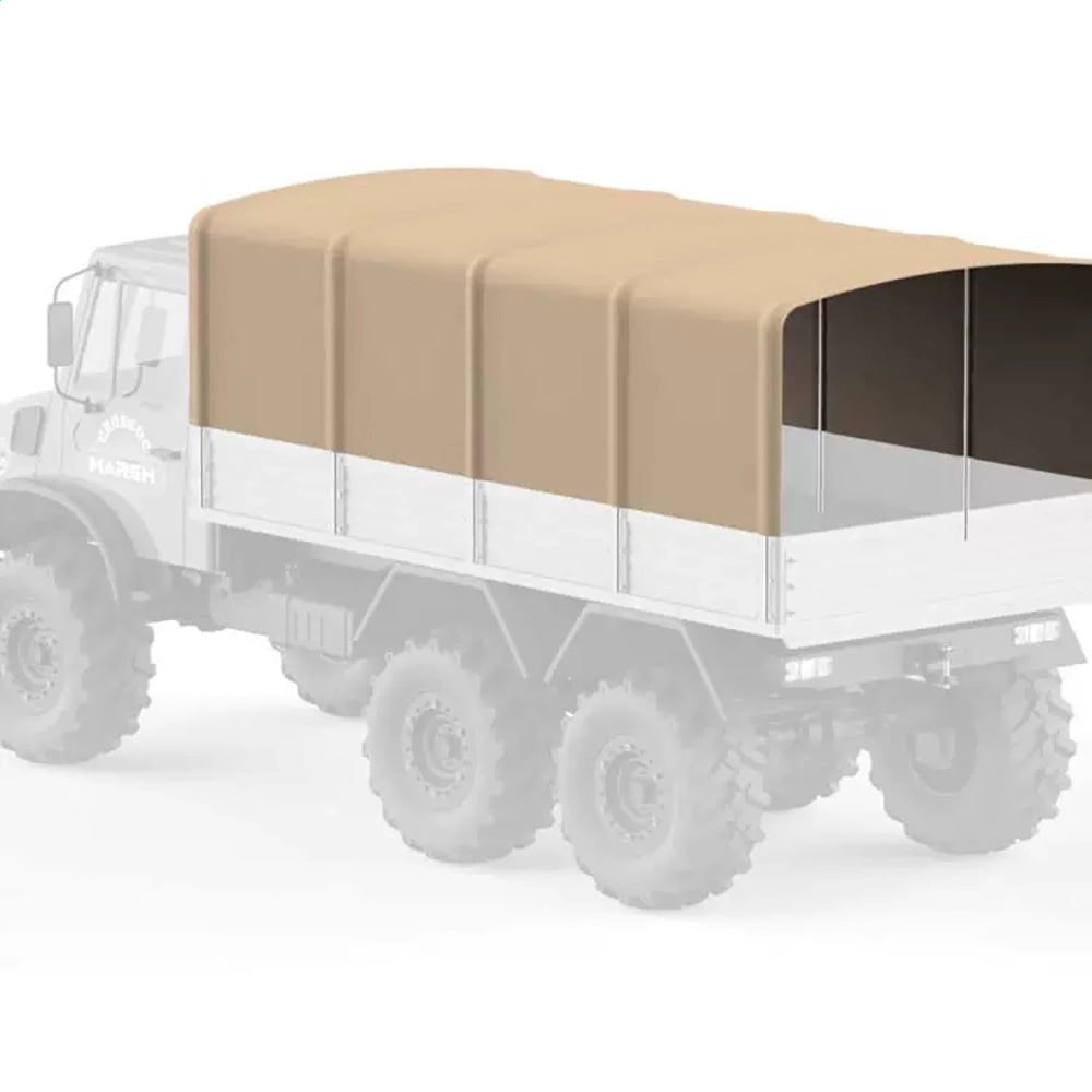 CROSSRC EMO NT6 Unimog 1/10 Scale 6WD 6x6 RC Off-Road Crawler Simulation Truck RTR Cargo Canopy - rc car,rc truck | FUNYAT