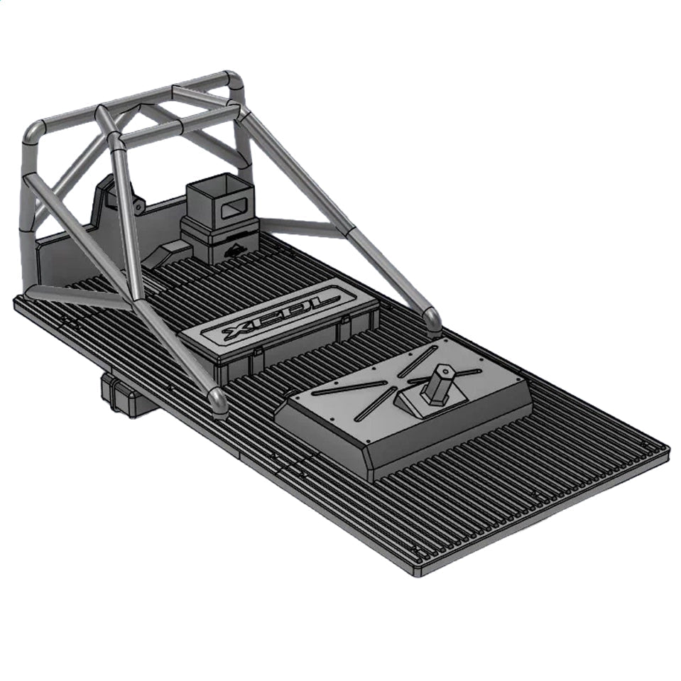 CROSSRC EMO NT6 Unimog 1/10 Scale 6WD 6x6 RC Off-Road Crawler Simulation Truck RTR Competition Roll Cage & Flatbed Rear Deck - rc car,rc truck | FUNYAT