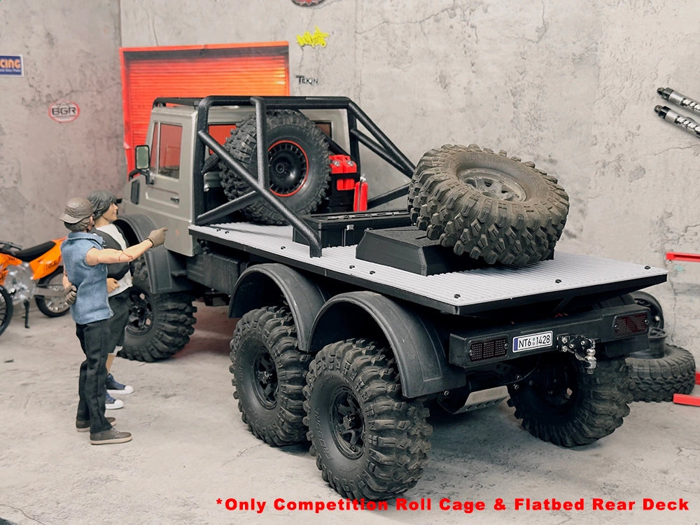 CROSSRC EMO NT6 Unimog 1/10 Scale 6WD 6x6 RC Off-Road Crawler Simulation Truck RTR - rc car,rc truck | FUNYAT