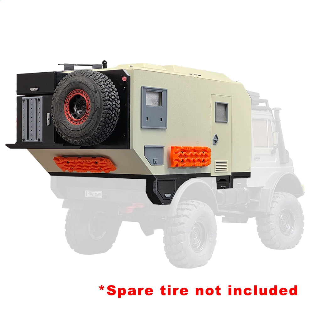 CROSSRC NT4 1/10 Scale Truck Accessories – Bumpers, Racks & Rear Beds Camper Body Rear Bed - rc car,rc truck | FUNYAT