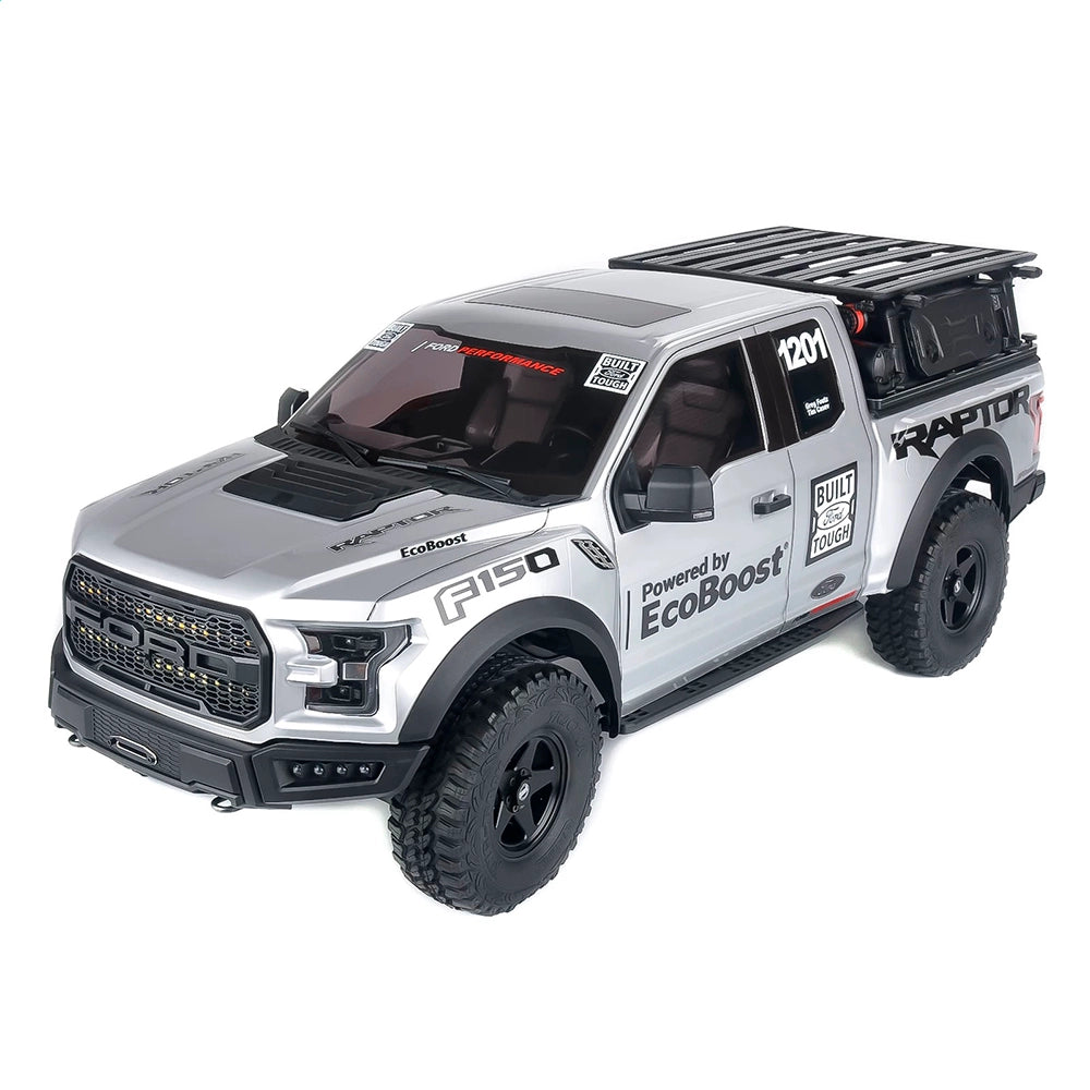 TRACTION HOBBY KM Raptor F150 1/8 Brushless RTR RC Truck – 2-Speed, RWD/FWD/AWD & Remote Diff Locks - RC Rock Crawler | FUNYAT