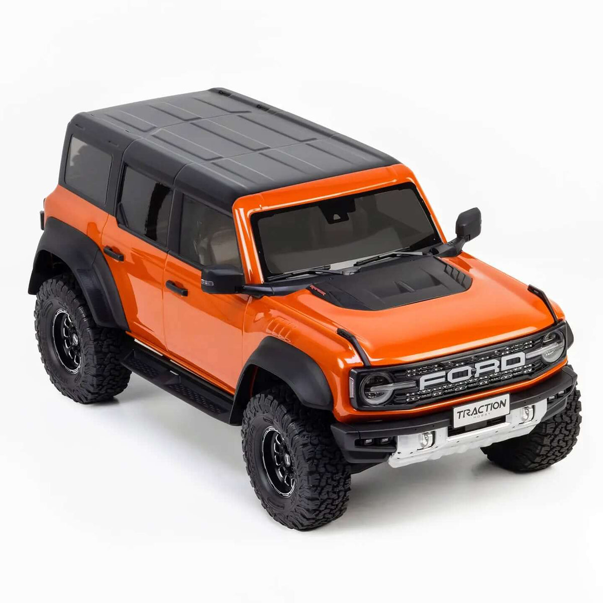TRACTION HOBBY KM Ford Bronco Raptor 1/8 RTR RC Crawler – Brushless 4WD & Remote Diff Locks - RC Rock Crawler | FUNYAT