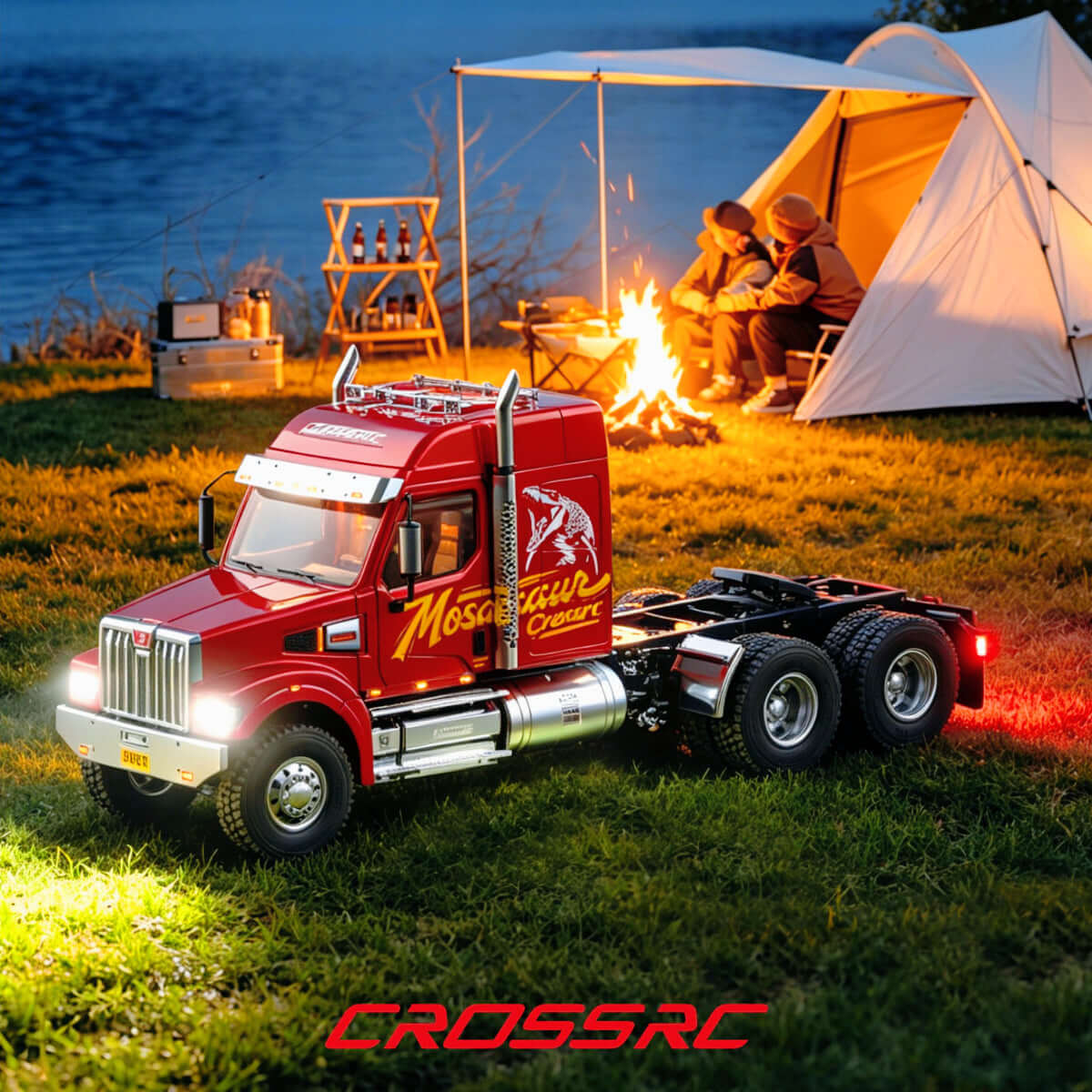CROSSRC EMOR 1/7 RC Heavy Truck Tractor – Electric Off-Road Crawler ARTR / RTR - RC Crawler Truck | FUNYAT