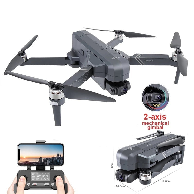 SJRC F11S F11 4K PRO RC Drone 3KM Repeater 4K HD Camera 2 Axis Electro