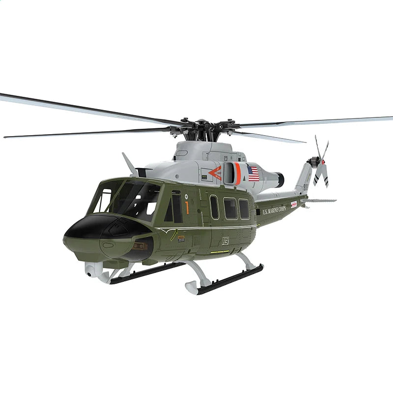GOOSKY E2 UH-1Y Army Green VENOM RC Helicopter GPS 1:35 Air Rescue Aircraft Model Helicopter - RC Helicopter | FUNYAT