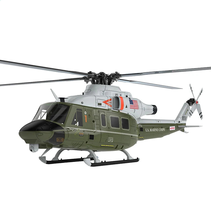 GOOSKY E2 UH-1Y Army Green VENOM RC Helicopter GPS 1:35 Air Rescue Aircraft Model Helicopter - RC Helicopter | FUNYAT