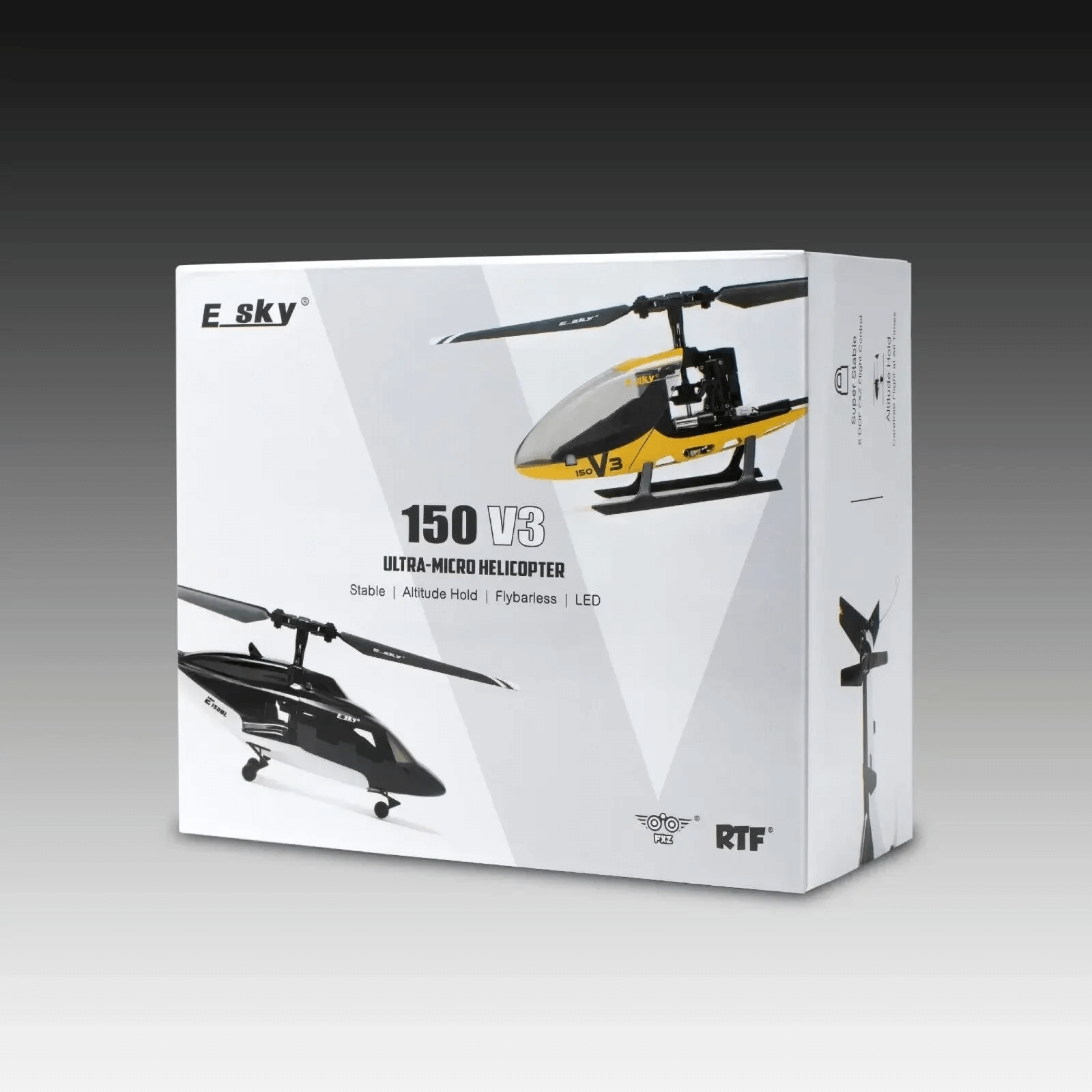 ESKY 150 V3 2.4G 4CH 6-Axis Gyro Altitude Hold CC3D Flight Controller Flybarless RC Helicopter RTF