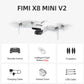 FIMI X8 MINI V2 RC Drone 9KM FPV 4K Camera HDR Video 3-axis Mechanical Gimbal 37mins Flight Time 245g GPS Foldable Quadcopter